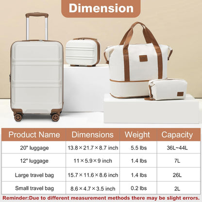 15'' Underseat Carry On Luggage Airline Approved Lightweight | Anti-Scratch PC+ABS Hardshell Carry on Suitcase with Smooth Spinner Wheel, Overnight Carry on for Short Travel, Nude Pink