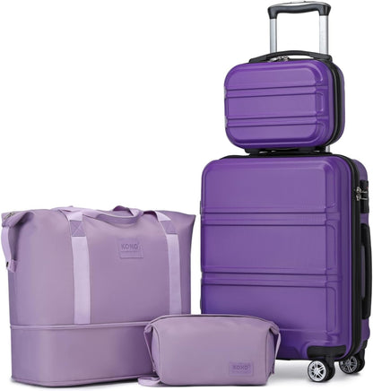 15'' Underseat Carry On Luggage Airline Approved Lightweight | Anti-Scratch PC+ABS Hardshell Carry on Suitcase with Smooth Spinner Wheel, Overnight Carry on for Short Travel, Nude Pink