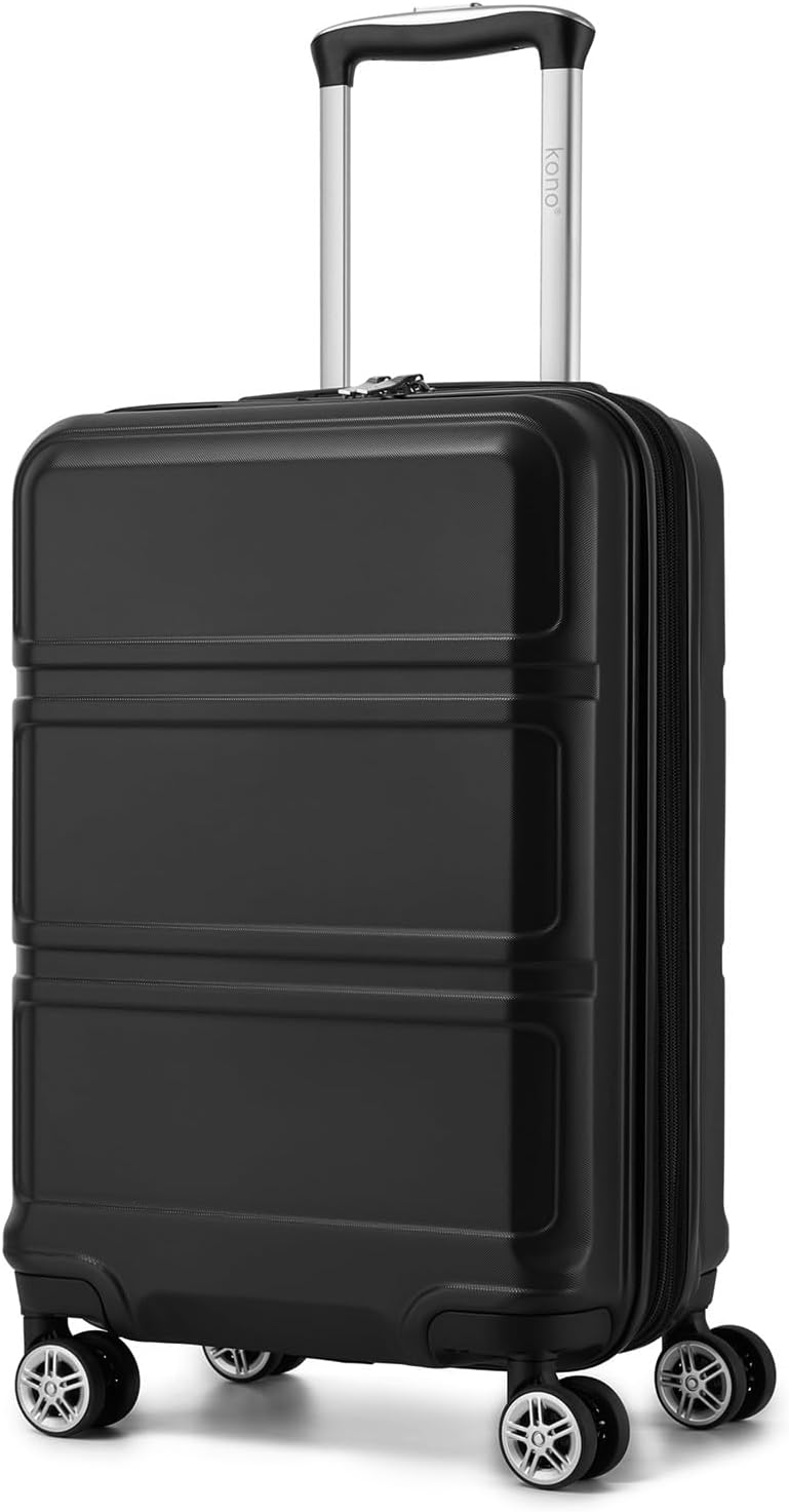 15'' Underseat Carry On Luggage Airline Approved Lightweight | Anti-Scratch PC+ABS Hardshell Carry on Suitcase with Smooth Spinner Wheel, Overnight Carry on for Short Travel, Nude Pink