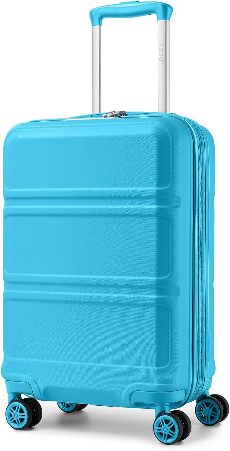 15'' Underseat Carry On Luggage Airline Approved Lightweight | Anti-Scratch PC+ABS Hardshell Carry on Suitcase with Smooth Spinner Wheel, Overnight Carry on for Short Travel, Nude Pink
