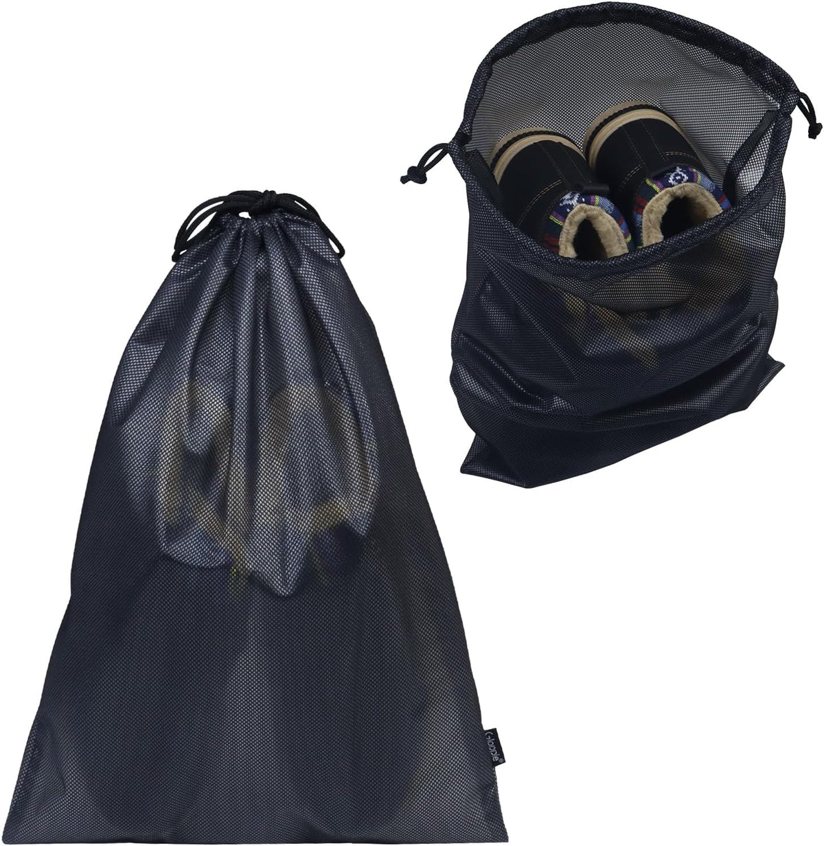 Shoe Bags for Travel, Shoe Storage Bag with Drawstring, Packing Organizer for Sneakers, Gym, Luggage, Closet, Weekender Overnight Travel Essentials