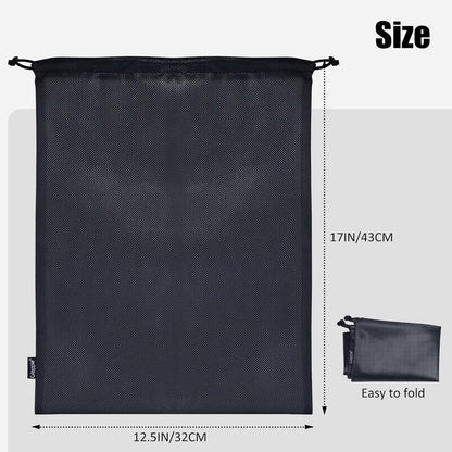 Shoe Bags for Travel, Shoe Storage Bag with Drawstring, Packing Organizer for Sneakers, Gym, Luggage, Closet, Weekender Overnight Travel Essentials