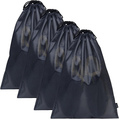 Shoe Bags for Travel, Shoe Storage Bag with Drawstring, Packing Organizer for Sneakers, Gym, Luggage, Closet, Weekender Overnight Travel Essentials