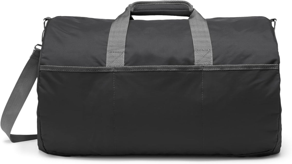 Extra Large Foldable Nylon Duffel Bag for Travel/Storage with Zippered Pockets, 32.4", 150L, 50-LBS Capacity, Black (Previously Amazon Basics)