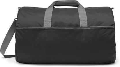 Extra Large Foldable Nylon Duffel Bag for Travel/Storage with Zippered Pockets, 32.4", 150L, 50-LBS Capacity, Black (Previously Amazon Basics)
