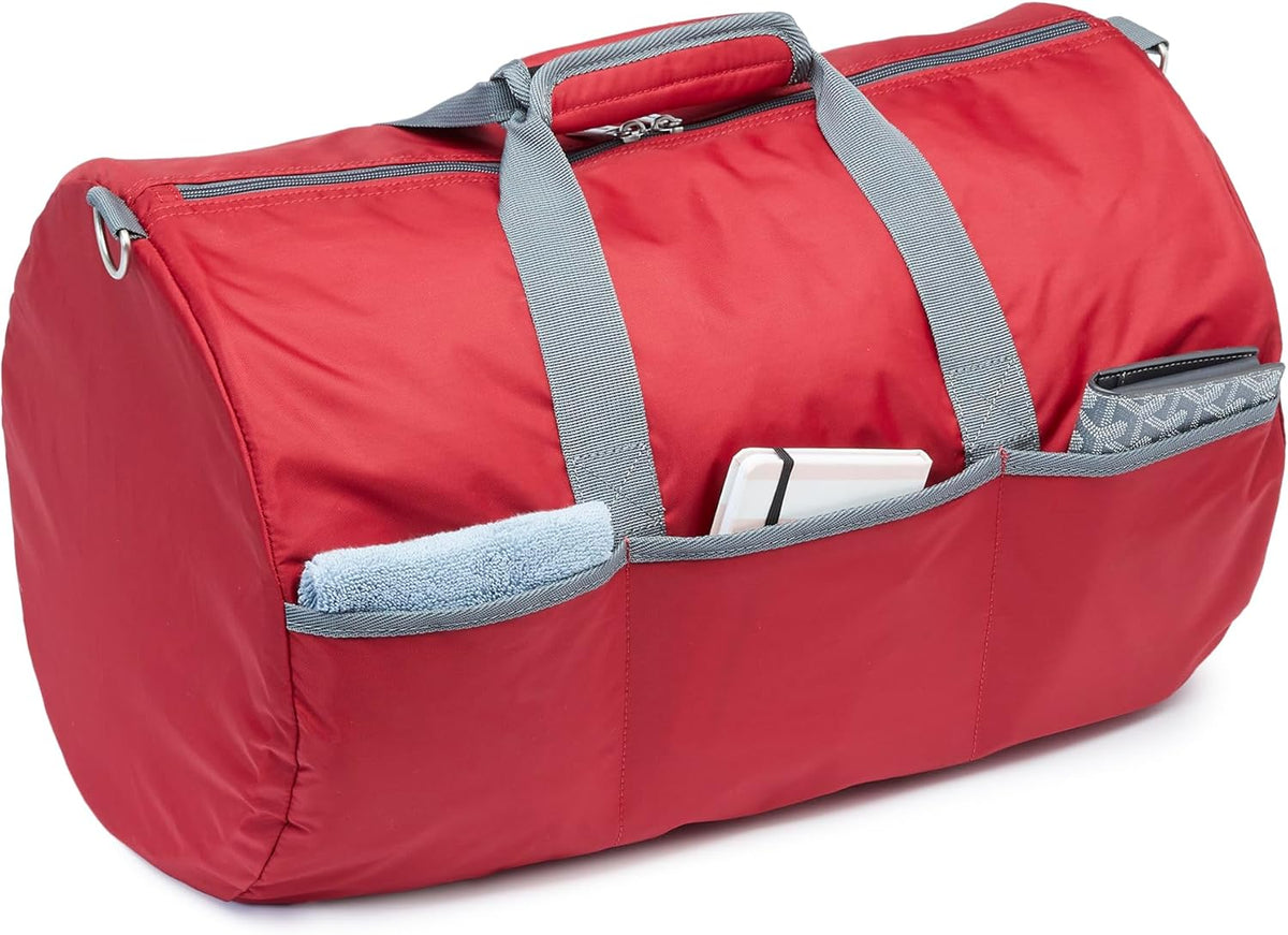 Extra Large Foldable Nylon Duffel Bag for Travel/Storage with Zippered Pockets, 32.4", 150L, 50-LBS Capacity, Black (Previously Amazon Basics)
