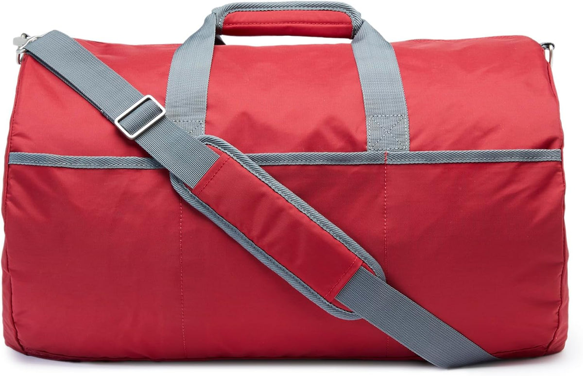 Extra Large Foldable Nylon Duffel Bag for Travel/Storage with Zippered Pockets, 32.4", 150L, 50-LBS Capacity, Black (Previously Amazon Basics)