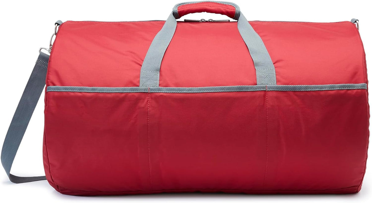 Extra Large Foldable Nylon Duffel Bag for Travel/Storage with Zippered Pockets, 32.4", 150L, 50-LBS Capacity, Black (Previously Amazon Basics)