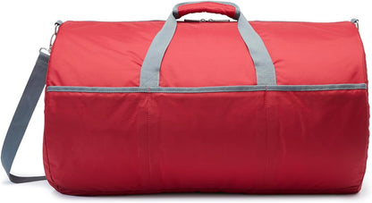 Extra Large Foldable Nylon Duffel Bag for Travel/Storage with Zippered Pockets, 32.4", 150L, 50-LBS Capacity, Black (Previously Amazon Basics)
