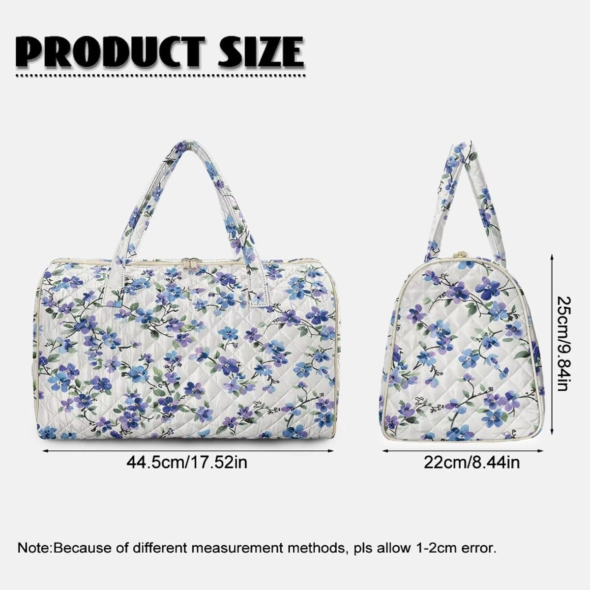 Butterfly Duffle Bag Travel Overnight Bag Waterproof Duffel Bags Quilted Garment Duffle Bags Travel Weekender Pouch for Backpacker