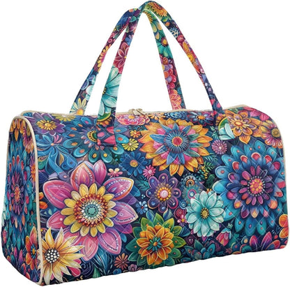 Butterfly Duffle Bag Travel Overnight Bag Waterproof Duffel Bags Quilted Garment Duffle Bags Travel Weekender Pouch for Backpacker