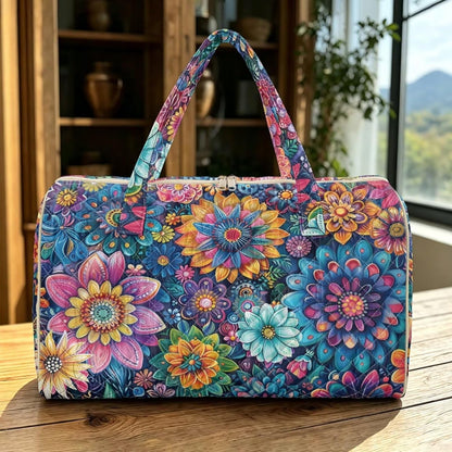Butterfly Duffle Bag Travel Overnight Bag Waterproof Duffel Bags Quilted Garment Duffle Bags Travel Weekender Pouch for Backpacker