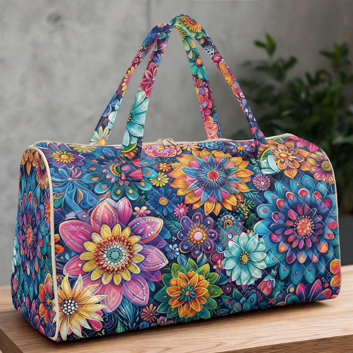 Butterfly Duffle Bag Travel Overnight Bag Waterproof Duffel Bags Quilted Garment Duffle Bags Travel Weekender Pouch for Backpacker
