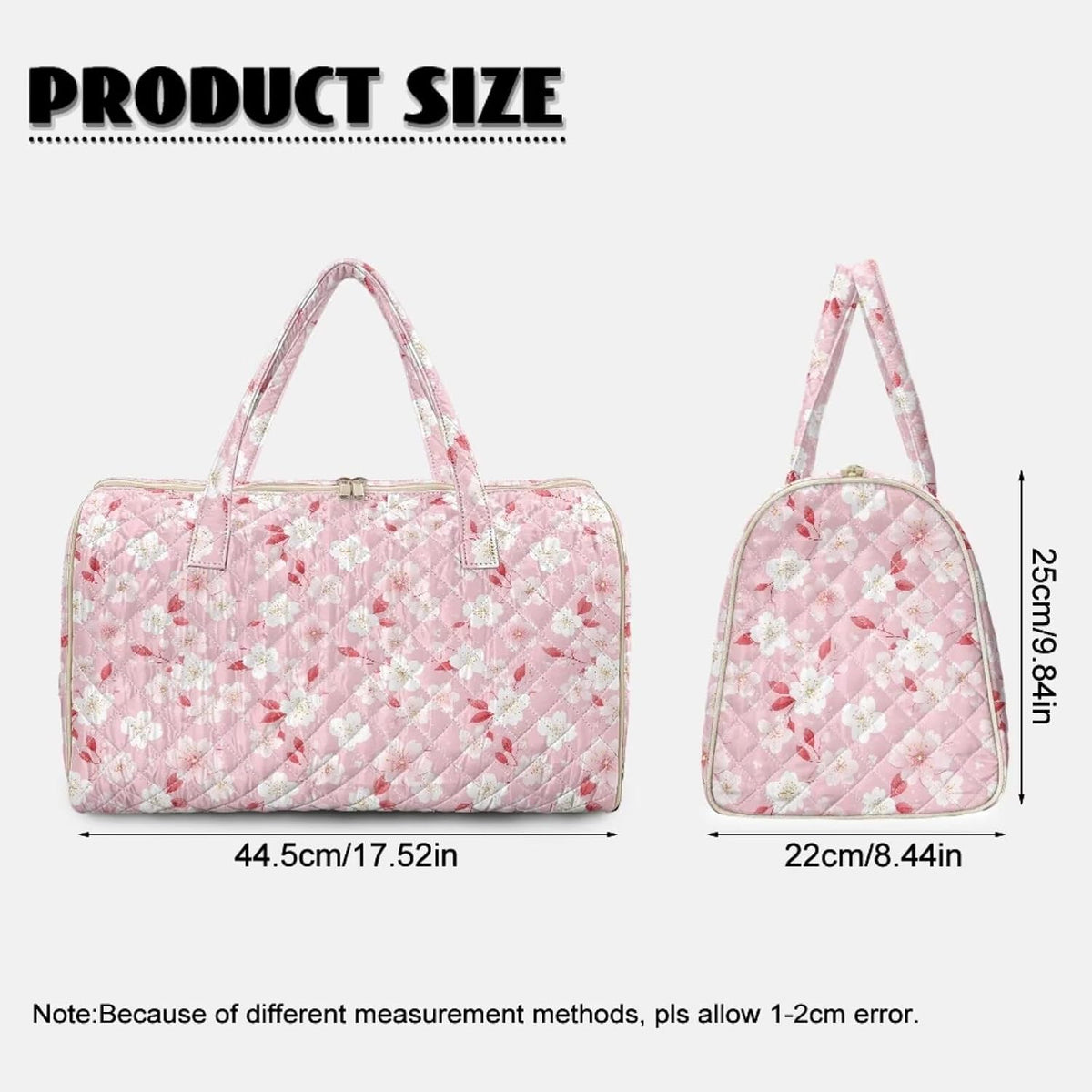 Butterfly Duffle Bag Travel Overnight Bag Waterproof Duffel Bags Quilted Garment Duffle Bags Travel Weekender Pouch for Backpacker