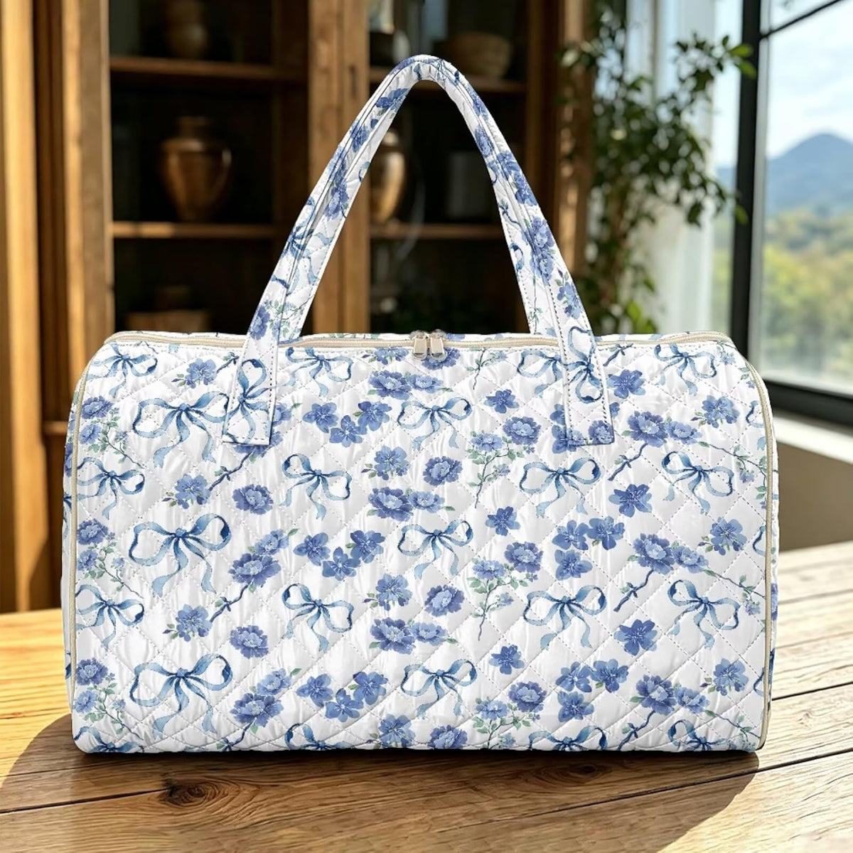 Butterfly Duffle Bag Travel Overnight Bag Waterproof Duffel Bags Quilted Garment Duffle Bags Travel Weekender Pouch for Backpacker