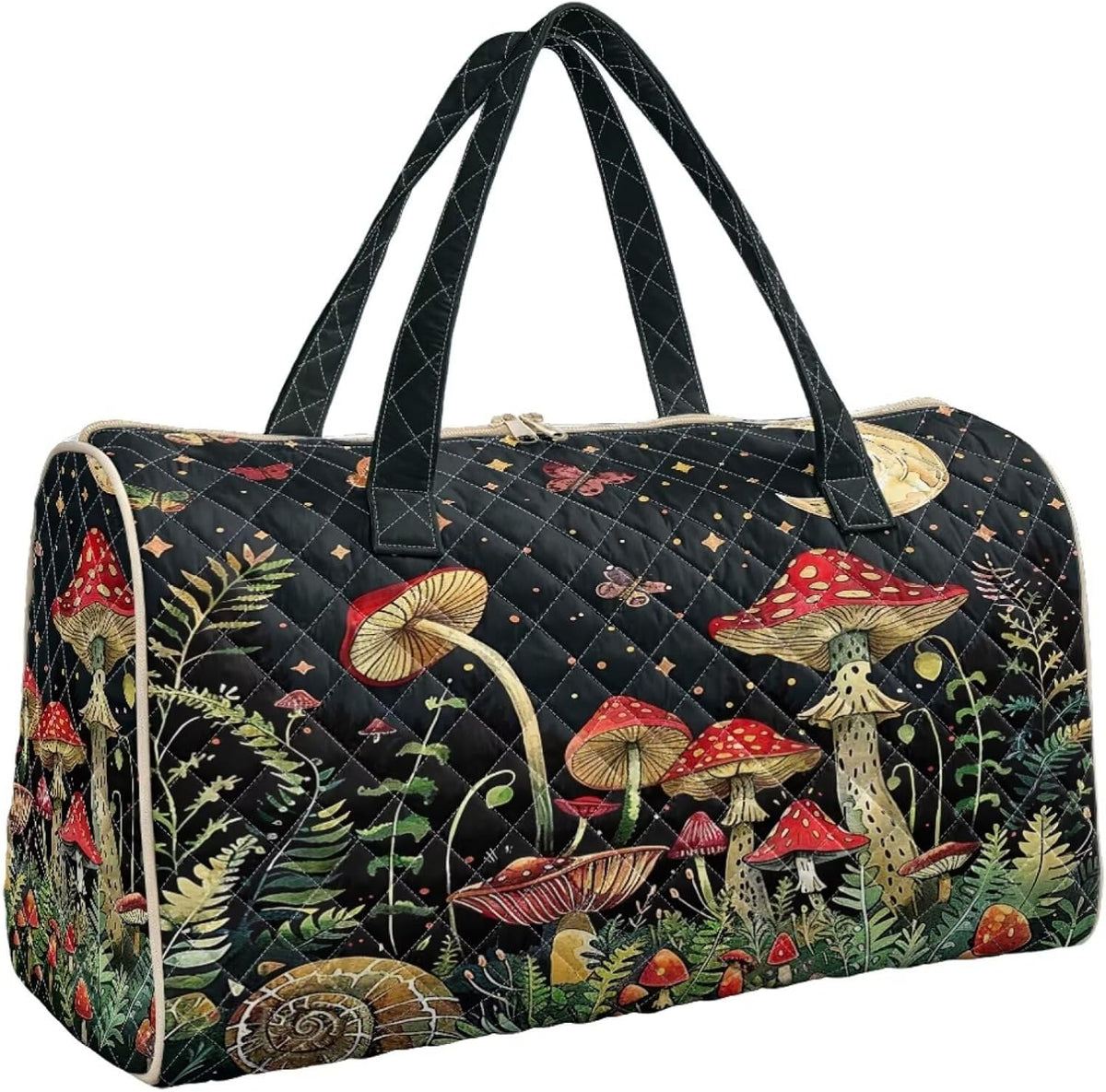 Butterfly Duffle Bag Travel Overnight Bag Waterproof Duffel Bags Quilted Garment Duffle Bags Travel Weekender Pouch for Backpacker