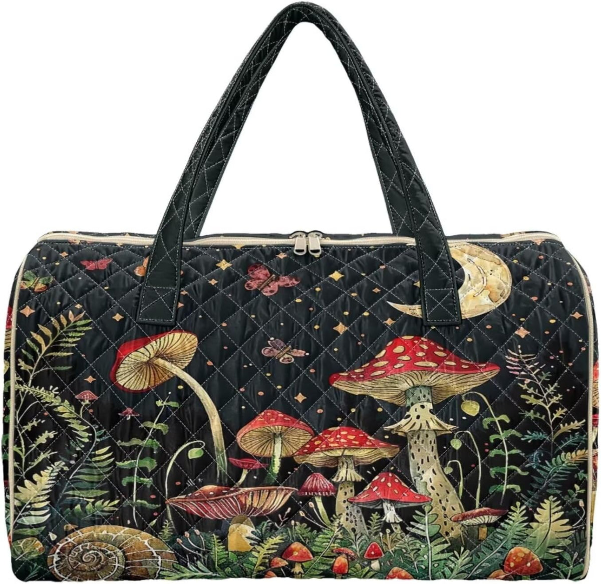 Butterfly Duffle Bag Travel Overnight Bag Waterproof Duffel Bags Quilted Garment Duffle Bags Travel Weekender Pouch for Backpacker