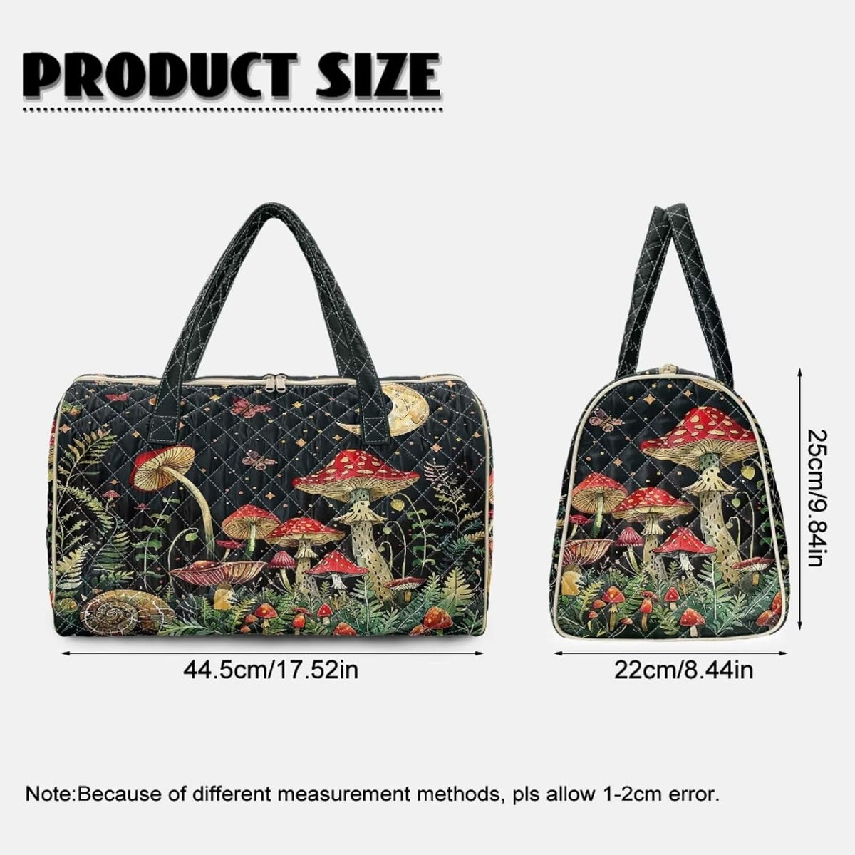 Butterfly Duffle Bag Travel Overnight Bag Waterproof Duffel Bags Quilted Garment Duffle Bags Travel Weekender Pouch for Backpacker