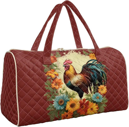 Butterfly Duffle Bag Travel Overnight Bag Waterproof Duffel Bags Quilted Garment Duffle Bags Travel Weekender Pouch for Backpacker