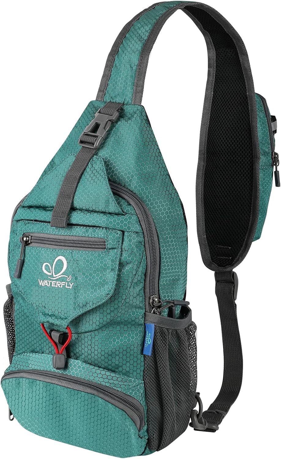 Packable Sling Backpack Lightweight Crossbody Bag Travel Daypack | Foldable design, Phone pocket, Water-resistant, Adjustable strap, Breathable back pad, Small hiking bag, Travel essentials