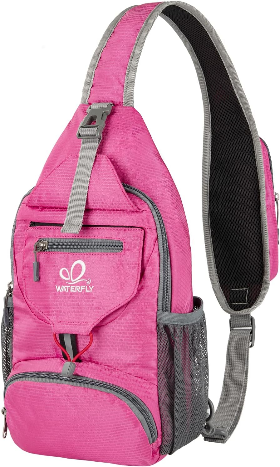 Packable Sling Backpack Lightweight Crossbody Bag Travel Daypack | Foldable design, Phone pocket, Water-resistant, Adjustable strap, Breathable back pad, Small hiking bag, Travel essentials
