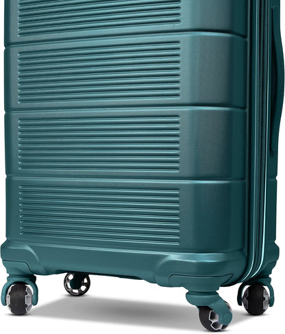Stratum 2.0 Expandable Hardside Luggage with Spinner Wheels, Soft Coral, Carry-on