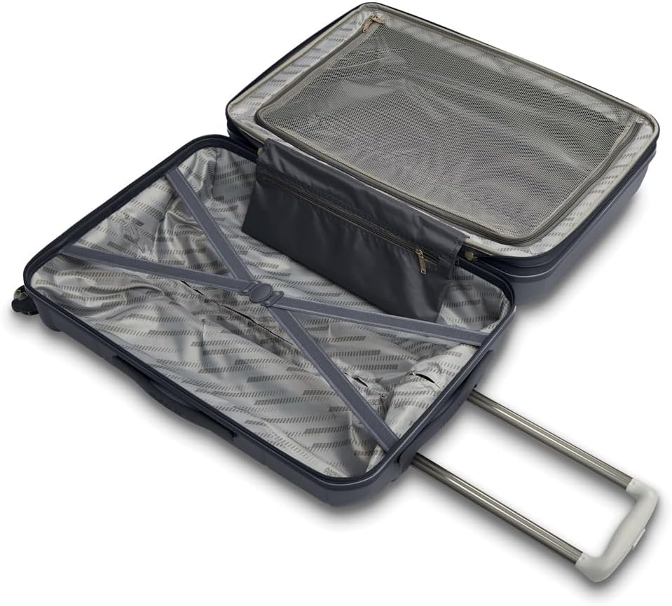 Stratum 2.0 Expandable Hardside Luggage with Spinner Wheels, Soft Coral, Carry-on
