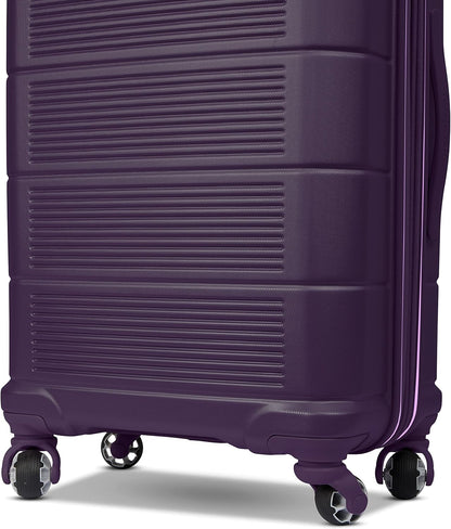 Stratum 2.0 Expandable Hardside Luggage with Spinner Wheels, Soft Coral, Carry-on