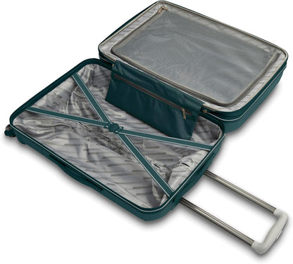 Stratum 2.0 Expandable Hardside Luggage with Spinner Wheels, Soft Coral, Carry-on