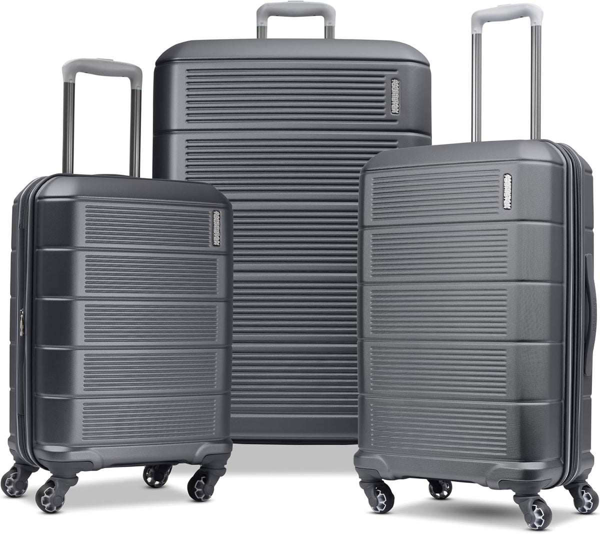 Stratum 2.0 Expandable Hardside Luggage with Spinner Wheels, Soft Coral, Carry-on
