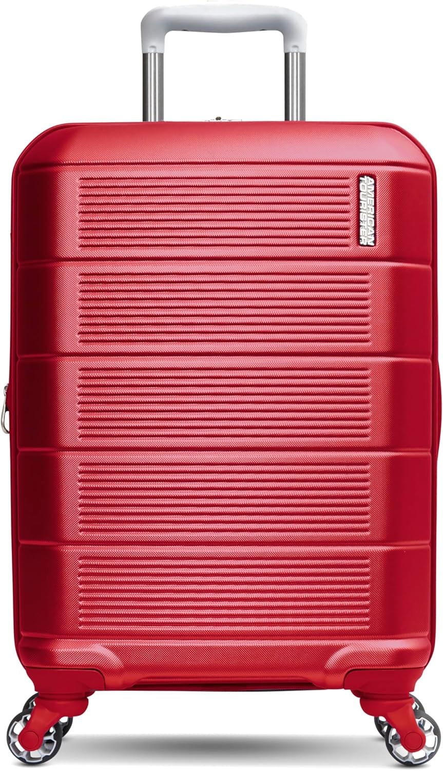 Stratum 2.0 Expandable Hardside Luggage with Spinner Wheels, Soft Coral, Carry-on