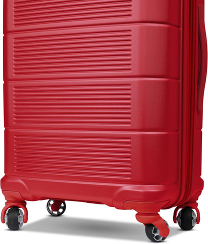 Stratum 2.0 Expandable Hardside Luggage with Spinner Wheels, Soft Coral, Carry-on