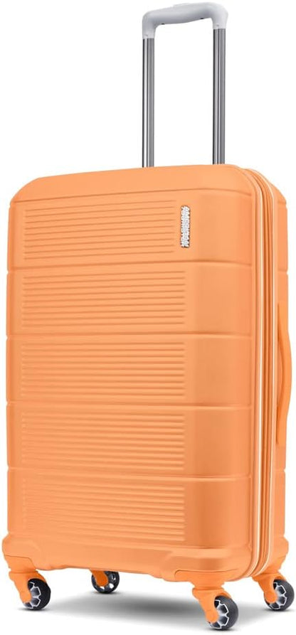 Stratum 2.0 Expandable Hardside Luggage with Spinner Wheels, Soft Coral, Carry-on