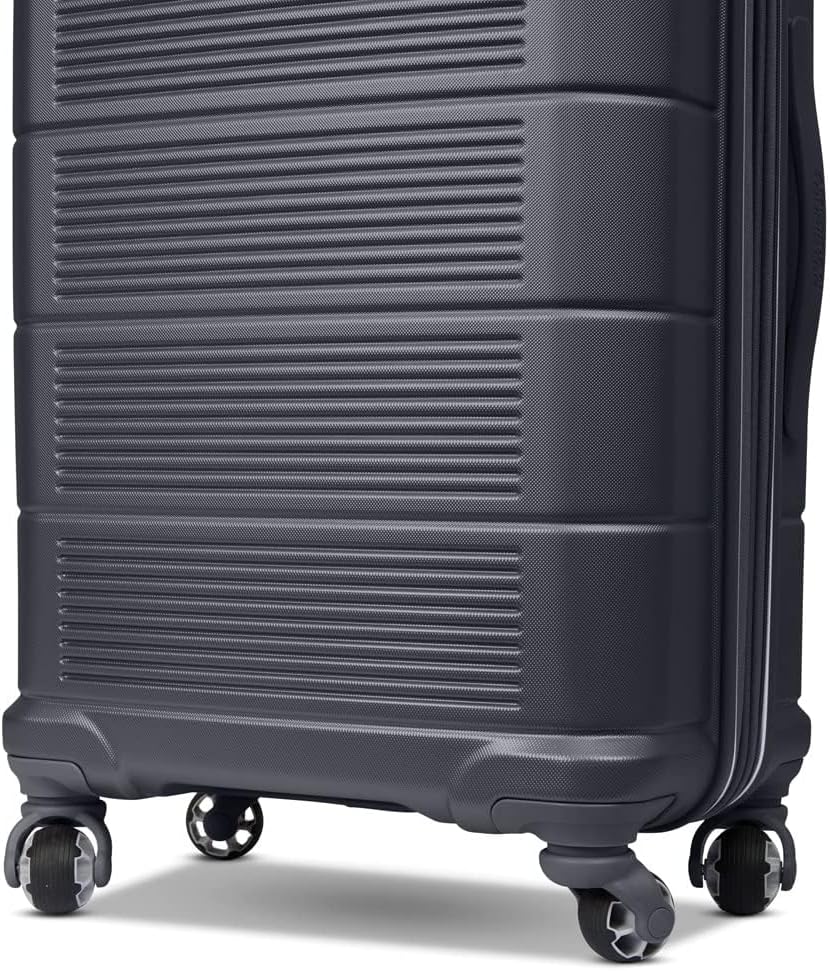 Stratum 2.0 Expandable Hardside Luggage with Spinner Wheels, Soft Coral, Carry-on