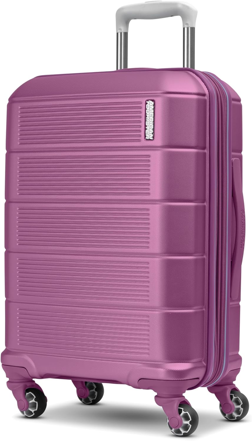 Stratum 2.0 Expandable Hardside Luggage with Spinner Wheels, Soft Coral, Carry-on