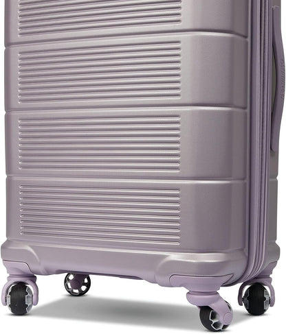 Stratum 2.0 Expandable Hardside Luggage with Spinner Wheels, Soft Coral, Carry-on