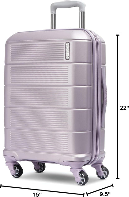 Stratum 2.0 Expandable Hardside Luggage with Spinner Wheels, Soft Coral, Carry-on