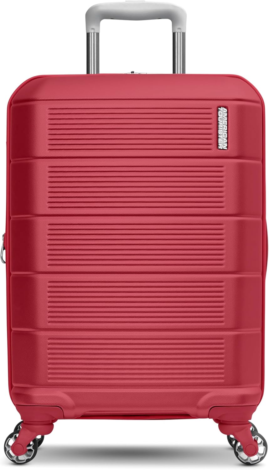 Stratum 2.0 Expandable Hardside Luggage with Spinner Wheels, Soft Coral, Carry-on
