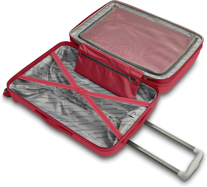 Stratum 2.0 Expandable Hardside Luggage with Spinner Wheels, Soft Coral, Carry-on