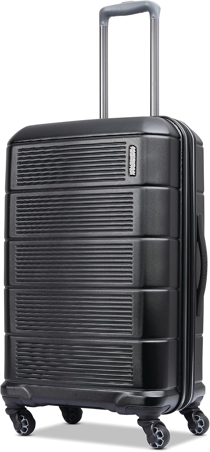 Stratum 2.0 Expandable Hardside Luggage with Spinner Wheels, Soft Coral, Carry-on