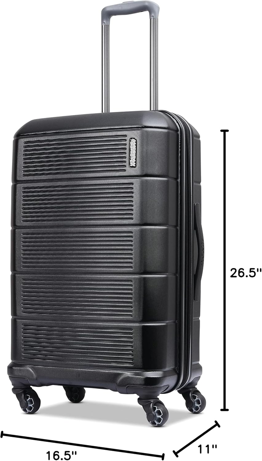 Stratum 2.0 Expandable Hardside Luggage with Spinner Wheels, Soft Coral, Carry-on
