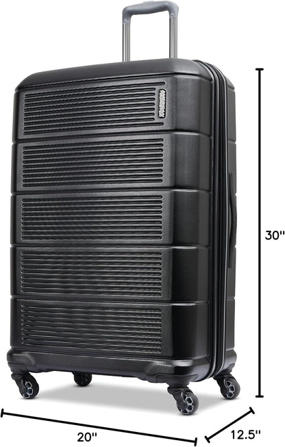 Stratum 2.0 Expandable Hardside Luggage with Spinner Wheels, Soft Coral, Carry-on