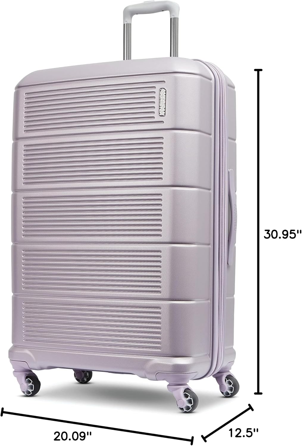 Stratum 2.0 Expandable Hardside Luggage with Spinner Wheels, Soft Coral, Carry-on
