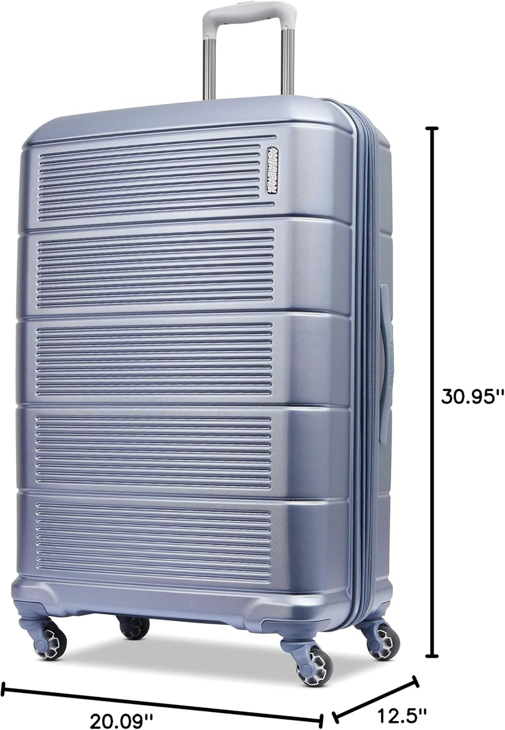 Stratum 2.0 Expandable Hardside Luggage with Spinner Wheels, Soft Coral, Carry-on