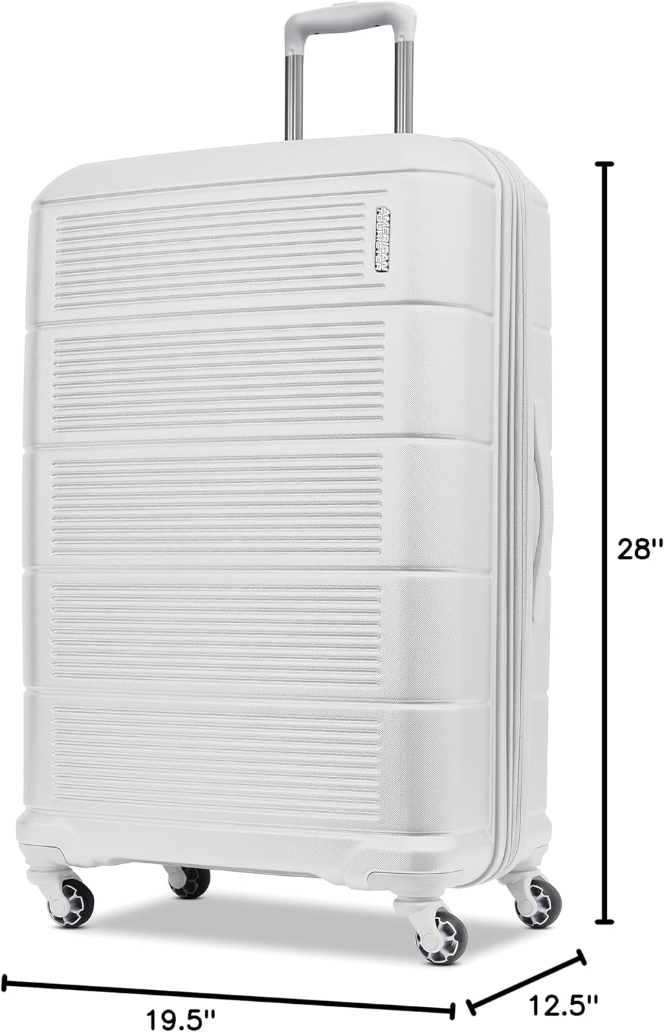 Stratum 2.0 Expandable Hardside Luggage with Spinner Wheels, Soft Coral, Carry-on