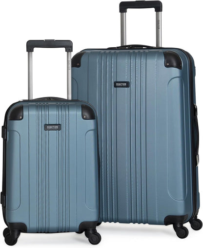 REACTION Out of Bounds Lightweight Hardshell 4-Wheel Spinner Luggage, Mint Blue, 20-Inch Carry On