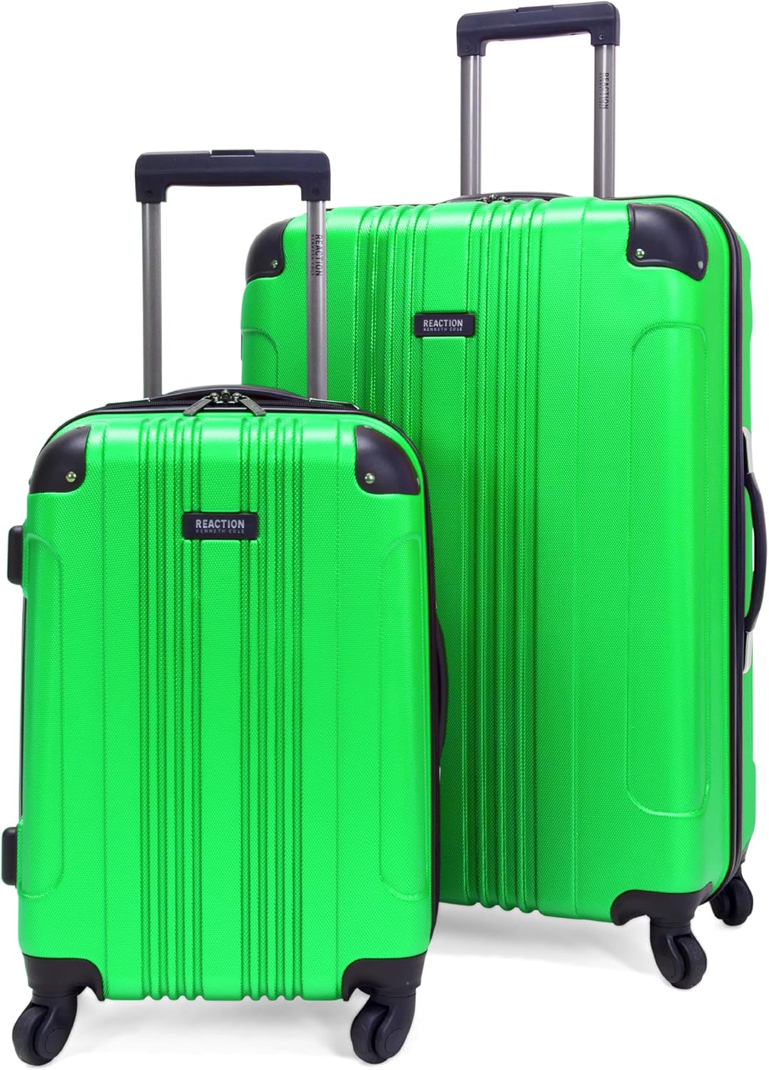 REACTION Out of Bounds Lightweight Hardshell 4-Wheel Spinner Luggage, Mint Blue, 20-Inch Carry On