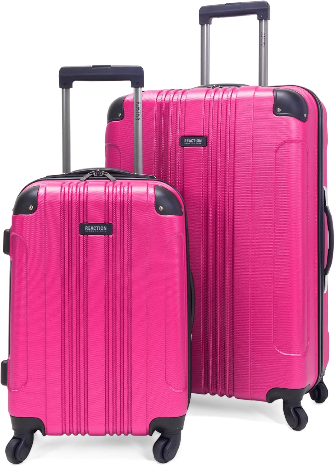 REACTION Out of Bounds Lightweight Hardshell 4-Wheel Spinner Luggage, Mint Blue, 20-Inch Carry On