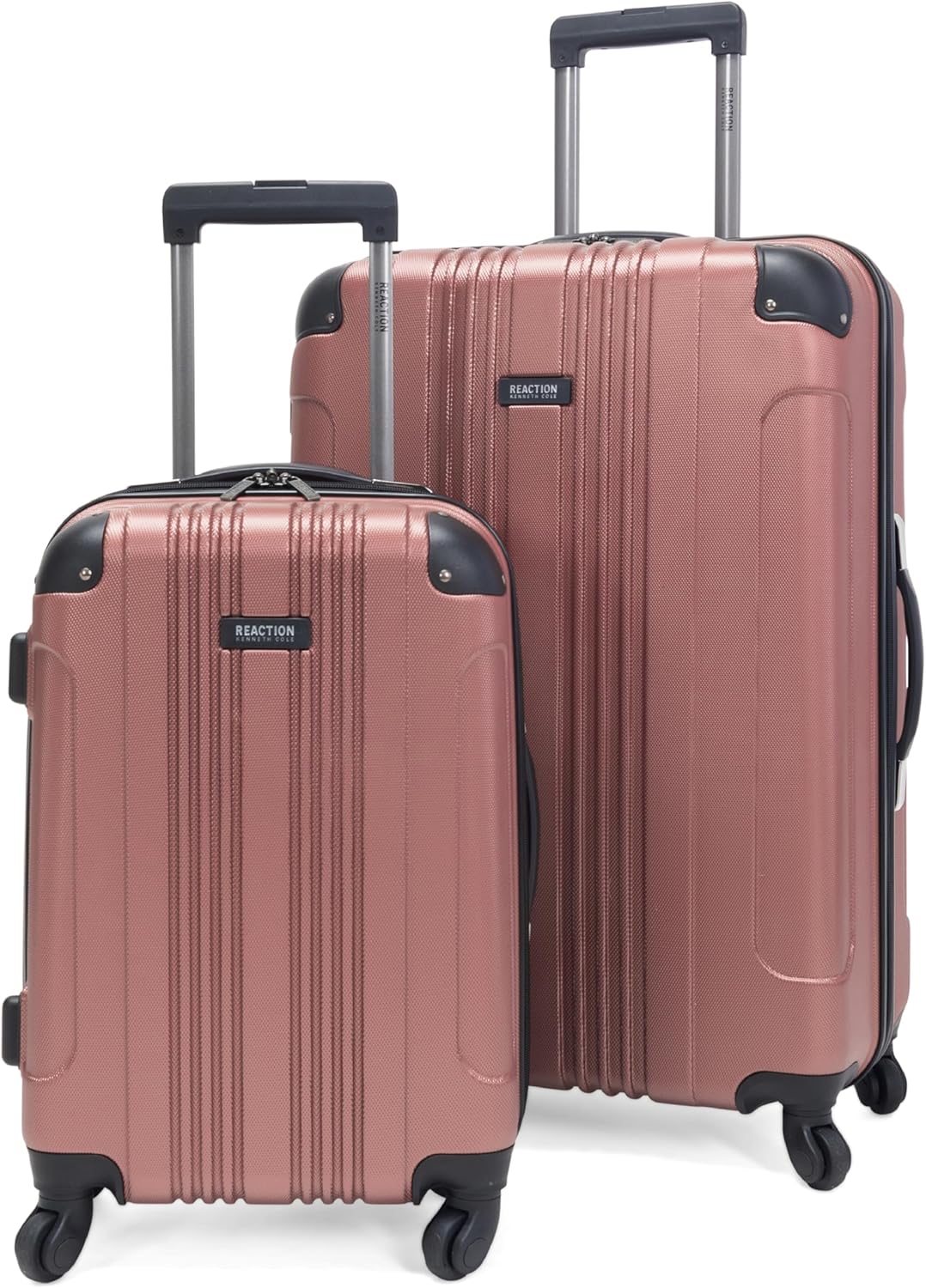 REACTION Out of Bounds Lightweight Hardshell 4-Wheel Spinner Luggage, Mint Blue, 20-Inch Carry On