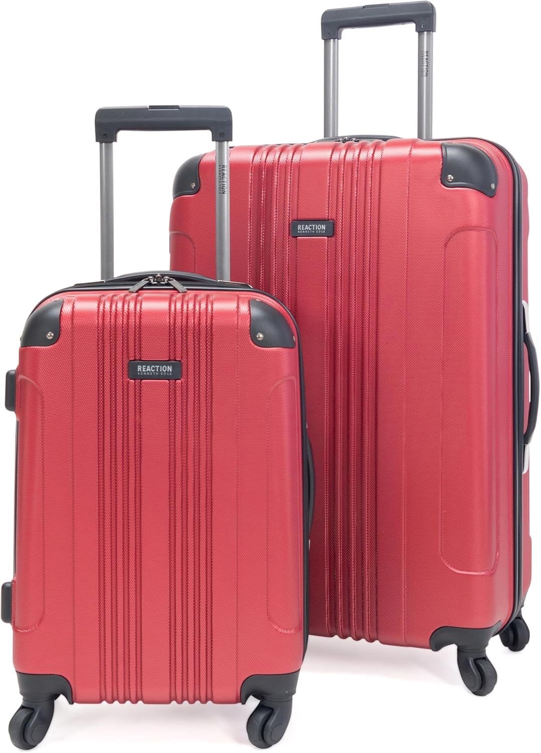 REACTION Out of Bounds Lightweight Hardshell 4-Wheel Spinner Luggage, Mint Blue, 20-Inch Carry On